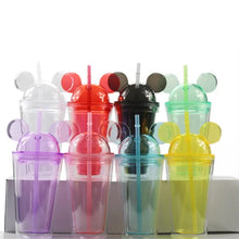 Load image into Gallery viewer, 16oz Mickey and Minnie Acrylic Tumblers
