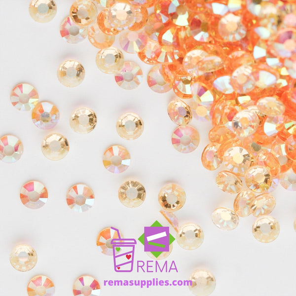 Transparent DK. Rose AB Rhinestones for Snow Globes – REMA